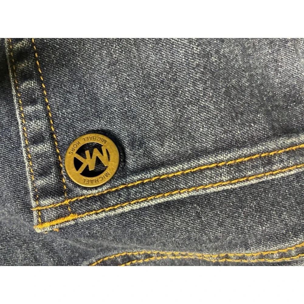 Michael Kors Skinny Crop Jeans Women’s Size 8 Dark Wash Stretch Denim Cropped